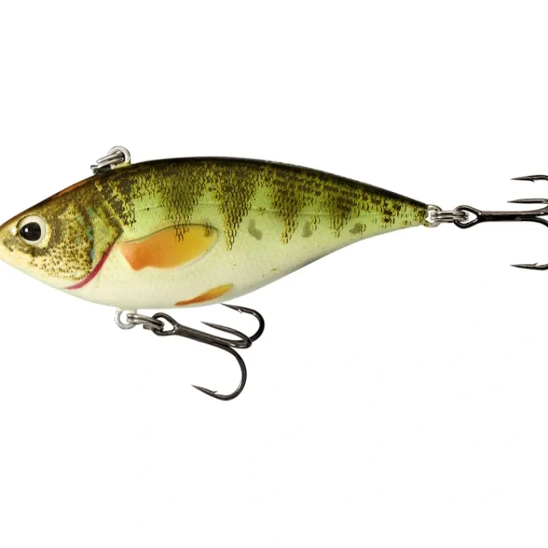 Bait^ LiveTarget Yellow Perch Rattlebait 2 7/8in 5/8 oz, Glow/UV - Your Premium Fishing Gear Store Rods Lines Baits Accessories