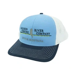 Logo 112 Tri Blue/White/Navy Hat - Your Premium Fishing Gear Store Rods Lines Baits Accessories* Clearance