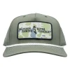 Logo Camo Patch 258 Hat Dark Olive/White Rope - Your Premium Fishing Gear Store Rods Lines Baits Accessories* Online