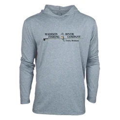 Logo Confluence Hoody with Chest Logo Blue Fog Heather - Your Premium Fishing Gear Store Rods Lines Baits Accessories* Shop