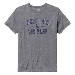 Logo Kingfisher Round Robin S/S T-Shirt Fall Heather - Your Premium Fishing Gear Store Rods Lines Baits Accessories* Hot