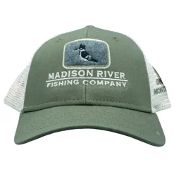 Logo Kingfisher Sideline Trucker Loden/Natural Soft Mesh - Your Premium Fishing Gear Store Rods Lines Baits Accessories* Flash Sale