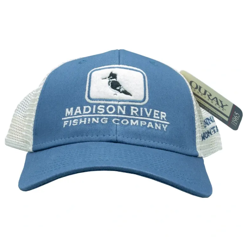 Logo Kingfisher Sideline Trucker Indigo/Natural Soft Mesh - Your Premium Fishing Gear Store Rods Lines Baits Accessories* Flash Sale