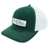 Logo Patch 112 Dark Green/White Hat - Your Premium Fishing Gear Store Rods Lines Baits Accessories* Store