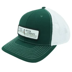 Logo Patch 112 Dark Green/White Hat - Your Premium Fishing Gear Store Rods Lines Baits Accessories* Store