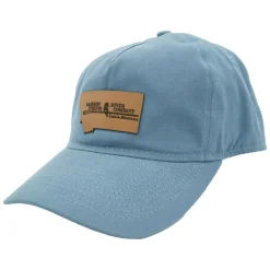 Logo Retro Ranger Leatherpatch Hat Slate Blue - Your Premium Fishing Gear Store Rods Lines Baits Accessories* Best Sale