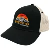 Logo Soft Mesh Morning Mtn Trucker Black/Natural - Your Premium Fishing Gear Store Rods Lines Baits Accessories* Shop