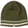 Logo Stripe Knit Beanie Deep Lichen/Desert Sage/Vintage White - Your Premium Fishing Gear Store Rods Lines Baits Accessories* Cheap