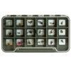Logo Waterproof Clear Thin Fly Box 18 Magnetic Compartments - Your Premium Fishing Gear Store Rods Lines Baits Accessories* Flash Sale