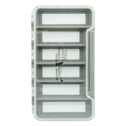 Logo Waterproof Clear Thin Fly Box 6 Magnetic Compartments - Your Premium Fishing Gear Store Rods Lines Baits Accessories* Flash Sale