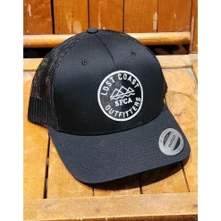 Lost Coast Outfitters Trucker Cap - Black White - Your Premium Fishing Gear Store Rods Lines Baits Accessories* Best Sale