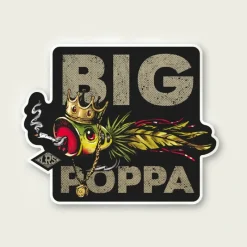LRS Big Poppa Decal - Your Premium Fishing Gear Store Rods Lines Baits Accessories* Fashion