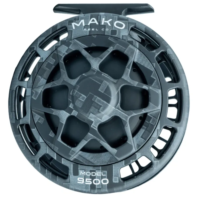 Mako 9500-810 Inshore Fly Reel Matte Digi Camo Gray Left Hand - Your Premium Fishing Gear Store Rods Lines Baits Accessories* Cheap