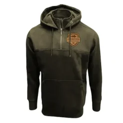 Marcum MTQZHLM 1/4 Zip Hoodie-Loden-Medium - Your Premium Fishing Gear Store Rods Lines Baits Accessories* Clearance