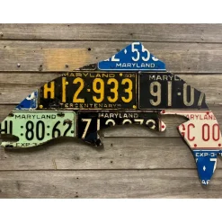 Maryland Trout Antique License Plate Art - Your Premium Fishing Gear Store Rods Lines Baits Accessories* Online
