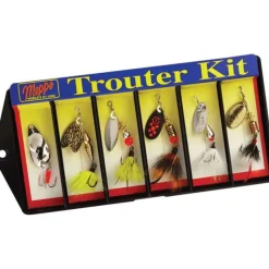 Mepps Assortment Trouter Kit, Size 0 & 1 Hook, Treble - Your Premium Fishing Gear Store Rods Lines Baits Accessories* New