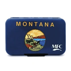MFC Fly Box - Poly (Optional Leaf) Montana State Flag - Your Premium Fishing Gear Store Rods Lines Baits Accessories* Shop