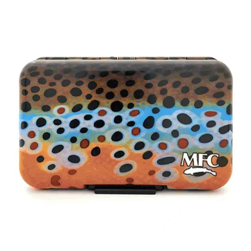 MFC Fly Box - Poly (Optional Leaf) Maddox's Brown XVI - Your Premium Fishing Gear Store Rods Lines Baits Accessories* Flash Sale