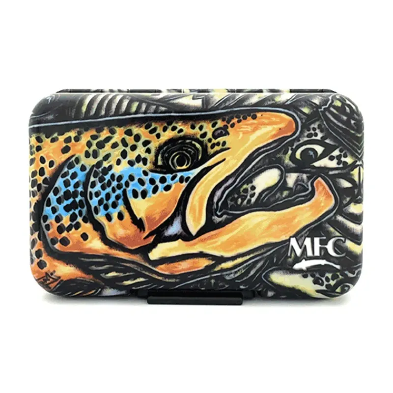 MFC Fly Box - Poly (Optional Leaf) Estrada's Brown Trout - Your Premium Fishing Gear Store Rods Lines Baits Accessories* Cheap