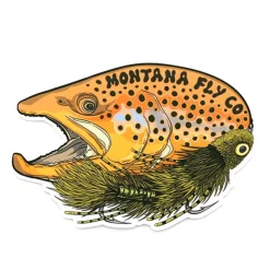 MFC Signature Sticker - Brown and Dungeon (5in. X 3.5in.) - Your Premium Fishing Gear Store Rods Lines Baits Accessories* Cheap