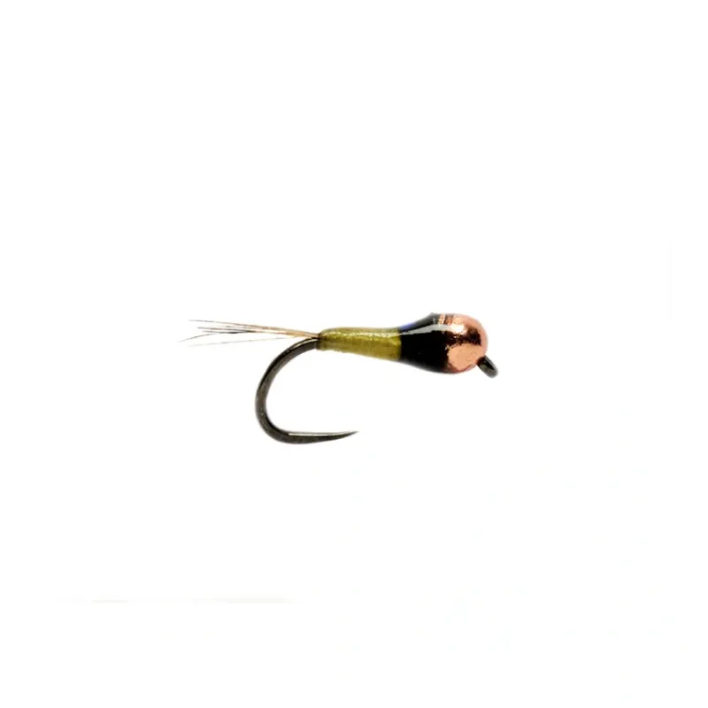 Micro Perdigon Flashback Olive Barbless - Your Premium Fishing Gear Store Rods Lines Baits Accessories* New