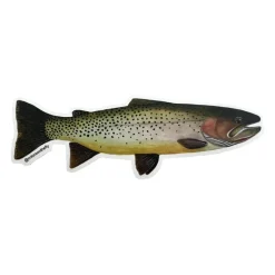 Mike Pepper "Colors on the Fly" 6" Cutthroat Trout Sticker - Your Premium Fishing Gear Store Rods Lines Baits Accessories* Clearance