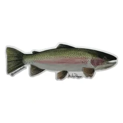 Mike Pepper "Colors on the Fly" 6" Rainbow Trout Sticker - Your Premium Fishing Gear Store Rods Lines Baits Accessories* Outlet