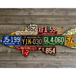 Missouri Smallmouth Bass License Plate Art - Your Premium Fishing Gear Store Rods Lines Baits Accessories* Best