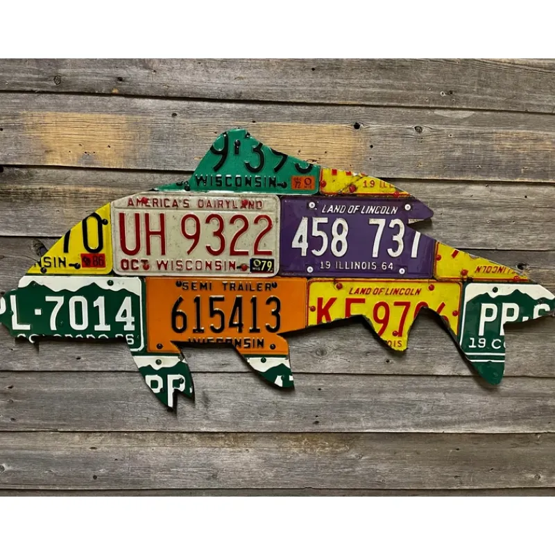 Mixed Midwestern Carp License Plate Art - Your Premium Fishing Gear Store Rods Lines Baits Accessories* Fashion
