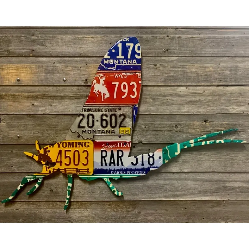 Mixed Western Mayfly License Plate Art - Your Premium Fishing Gear Store Rods Lines Baits Accessories* Online
