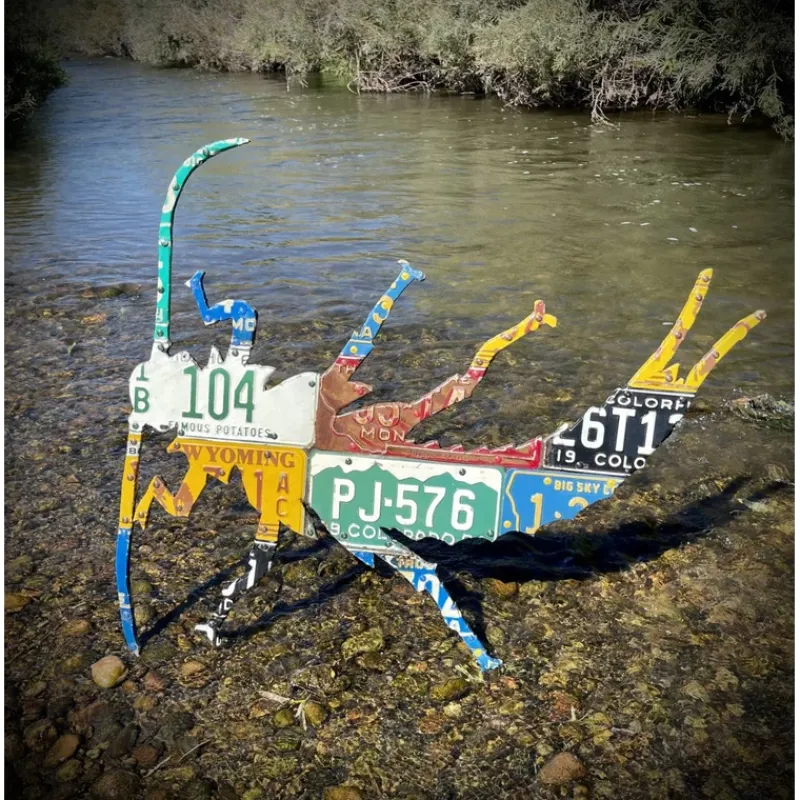 Mixed Western Stonefly License Plate Art - Your Premium Fishing Gear Store Rods Lines Baits Accessories* Fashion