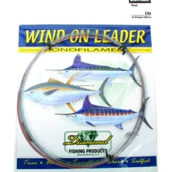 Momoi Monofilament Wind On Leader, 25ft, Smoke Blue - Your Premium Fishing Gear Store Rods Lines Baits Accessories* Cheap