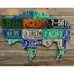 Shop All^ Montana Bison License Plate Art - Your Premium Fishing Gear Store Rods Lines Baits Accessories