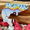 Montana Colorful Jumping Trout License Plate Christmas Ornament - Your Premium Fishing Gear Store Rods Lines Baits Accessories* Outlet