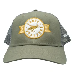 MTS Logo Industrial Mesh Hat Dark Olive/Grey - Your Premium Fishing Gear Store Rods Lines Baits Accessories* Cheap