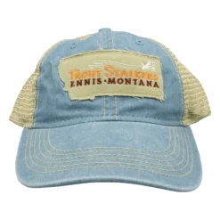 MTS Logo Legend Trucker Cap Steel/Khaki - Your Premium Fishing Gear Store Rods Lines Baits Accessories* Online