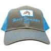 MTS Logo Sideline Trucker Dark Grey/Neon Blue - Your Premium Fishing Gear Store Rods Lines Baits Accessories* New
