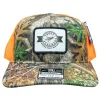 MTS Stamp Logo 112 Realtree Edge/Neon Orange Trucker - Your Premium Fishing Gear Store Rods Lines Baits Accessories* Outlet
