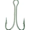 Mustad Classic Double Hook, Size 3/0, Open Shank, Nickel - Your Premium Fishing Gear Store Rods Lines Baits Accessories* Shop