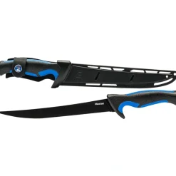 Mustad Fillet Knife, Ergonomic Handle, Teflon 420 SS Blade, w/Sheath 9", Blue - Your Premium Fishing Gear Store Rods Lines Baits Accessories* Discount