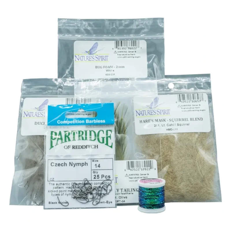 Fly Fishing^ Nature Spirit Tying Tutorial Kit Porcupine Cripple - Your Premium Fishing Gear Store Rods Lines Baits Accessories