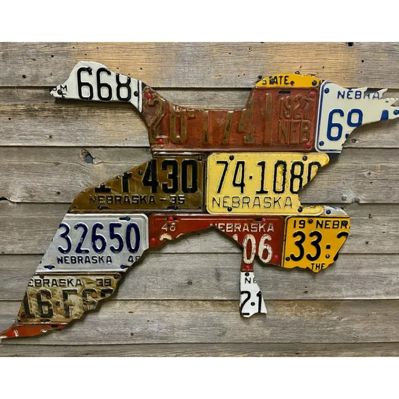 Nebraska Goose License Plate Art - Your Premium Fishing Gear Store Rods Lines Baits Accessories* Sale