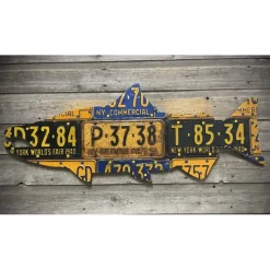 New York Chinook Salmon License Plate Art - Your Premium Fishing Gear Store Rods Lines Baits Accessories* Clearance