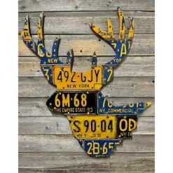 New York Whitetail Deer License Plate Art - Your Premium Fishing Gear Store Rods Lines Baits Accessories* New