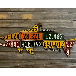 New Zealand Brown Trout License Plate Art - Your Premium Fishing Gear Store Rods Lines Baits Accessories* Fashion