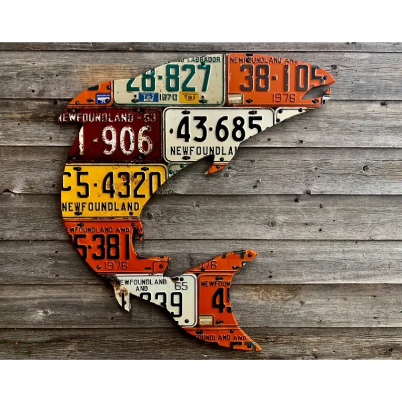 Newfoundland Atlantic Salmon License Plate Art - Your Premium Fishing Gear Store Rods Lines Baits Accessories* Shop