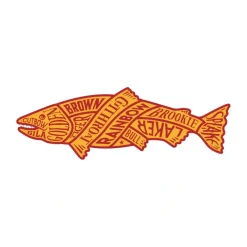 North American Trout Sticker - Your Premium Fishing Gear Store Rods Lines Baits Accessories* Discount