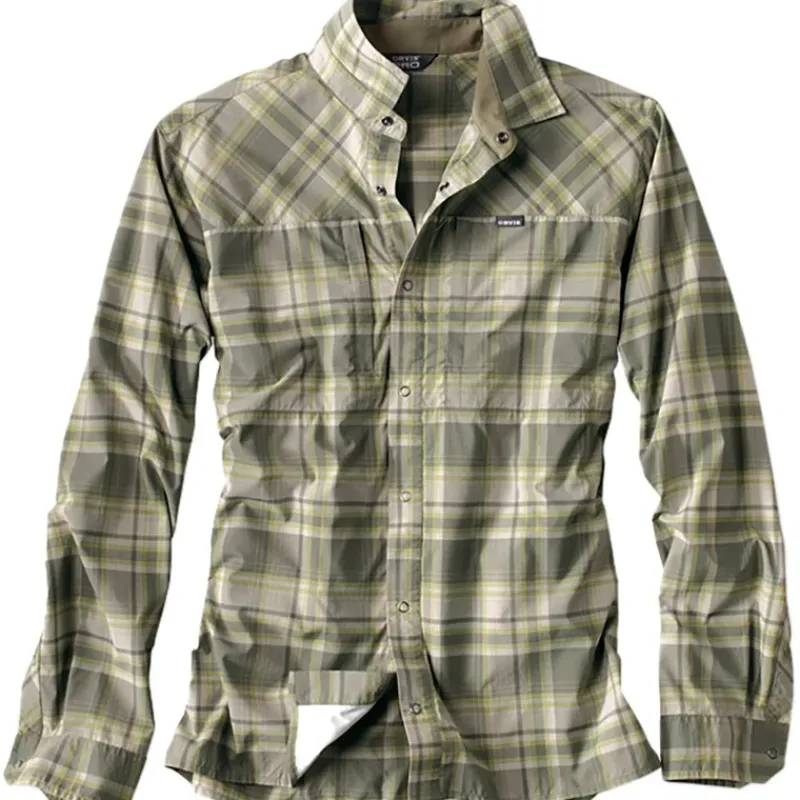 Orvis Pro Stretch Long Sleeve Shirt - Sagebrush - Your Premium Fishing Gear Store Rods Lines Baits Accessories* Flash Sale