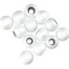 Painted Cyclops Beads - Pearl White - Your Premium Fishing Gear Store Rods Lines Baits Accessories* Outlet