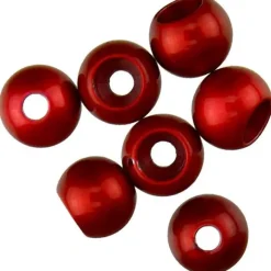 Painted Cyclops Beads - Red - Your Premium Fishing Gear Store Rods Lines Baits Accessories* New
